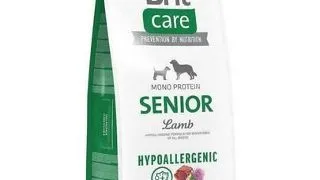 BRIT CARE Hypoallergenic Senior Lamb 12kg Hrana caine senior, cu miel