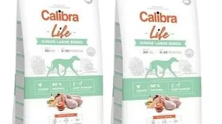 CALIBRA Dog Life Junior Large Breed Chicken hrana uscata superpremium pentru caini juniori talie mare 24 kg (2 x 12 kg)