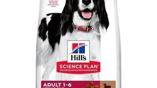 HILL'S Science Plan Canine Adult Medium Lamb &amp; Rice 18 kg Hrana uscata caini de talie medie, cu miel si orez