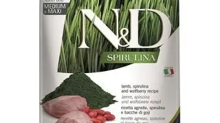 FARMINA N&D Spirulina Adult Medium&Maxi Lamb & Wolfberry 7 kg Sac hrana caine talie medie si mare, cu miel si spirulina