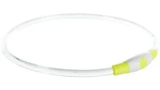 TRIXIE Zgarda caini luminoasa L–XL verde