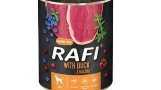 DOLINA NOTECI RAFI hrana umeda fara cereale pentru caini, cu rata 800 g