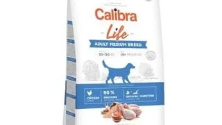 CALIBRA Dog Life Adult Medium Breed Chicken hrana uscata superpremium pentru caini adulti de talie medie 12 kg