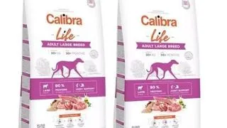 CALIBRA Dog Life Adult Large Breed Lamb hrana uscata superpremium pentru caini adulti de talie mare, cu miel 24 kg (2 x 12 kg)