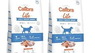 CALIBRA Dog Life Adult Medium Breed Chicken hrana uscata superpremium pentru caini adulti de talie medie 24 kg (2 x 12 kg)