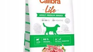 CALIBRA Dog Life Adult Medium Breed Lamb Hrana hipoalergenica pentru caini adulti de talie medie, cu miel 12 kg