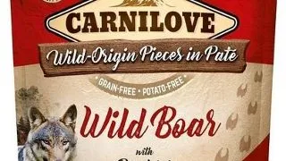 CARNILOVE Hrana umeda pentru caini cu mistret si macese 300 g