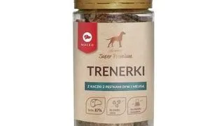 MACED Recompense caini cu rata, seminte dovleac si melisa 150 g
