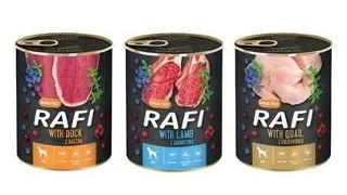 DOLINA NOTECI RAFI Conserve pentru caini, mix sortimente 36x400g