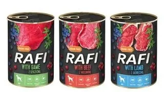 DOLINA NOTECI RAFI Hrana umeda pentru caini, mix sortimente 36x400g