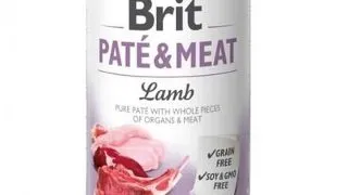 BRIT Pate&Meat lamb 400 g Conserva hrana caine, pateu cu miel