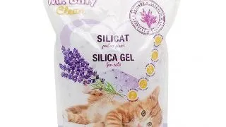 Asternut igienic pentru pisici Mr. Biffy, Silicat, Lavanda, 7.6L