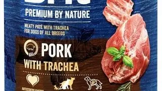 BRIT Premium by Nature 800 g hrana caine, carne de porc si esofag