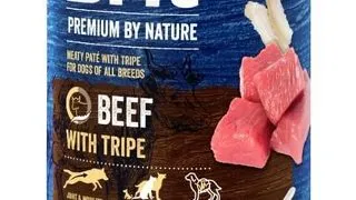 BRIT Premium by Nature Beef and tripes 400 g Conserva hrana umeda caini, cu vita si maruntaie