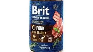BRIT Premium by Nature 400 g hrana caine adult, carne de porc si esofag