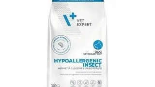 VET EXPERT Veterinary Diet Dog Hypoallergenic Insect 12 kg dieta veterinara caini cu intolerante