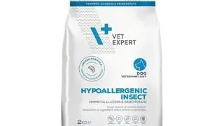 VET EXPERT Veterinary Diet Dog Hypoallergenic Insect 2 kg hrana veterinara pentru caini cu afectiuni dermatologice