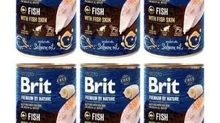 BRIT Premium by Nature Fish&amp;Fish Skin 6x400 g set hrana caine, peste si piele de peste