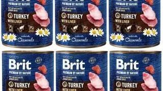 BRIT Premium by Nature Turkey with Liver 6x800 g mancare catei, curcan si ficat
