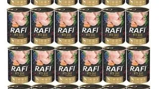 DOLINA NOTECI RAFI Conserve hrana umeda caini, cu prepelita 24x400 g