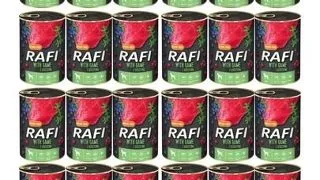 DOLINA NOTECI RAFI Hrana umeda caine, cu vanat 24x400 g