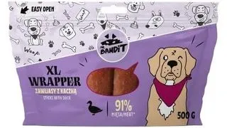 MR. BANDIT Wrapper XL Fasii din rata pentru caini 500 g