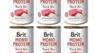 BRIT Mono Protein Beef & Rice 6x400 g vita si orez, hrana caini monoproteina