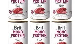 BRIT Mono Protein Beef 6x400 g alimente caini monoproteice din carne de vita
