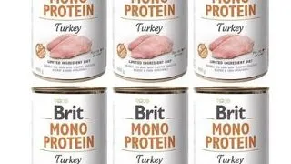 BRIT Mono Protein Turkey 6x400 g hrana monoproteica din curcan
