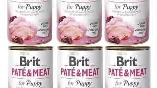 BRIT Pate&Meat puppy 6x400 g pate hrana catelusi, pasare