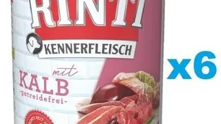 RINTI Kennerfleisch Veal vitel 6x400 g hrana umeda caini