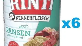 RINTI Kennerfleisch Rumen cu rumen 6x400 g hrana caini