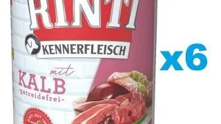 RINTI Kennerfleisch Veal carne de vitel 6x800 g hrana caine