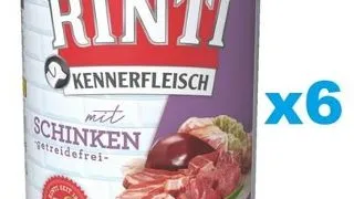 RINTI Kennerfleisch Ham cu sunca 6x400 g conserve pentru caini