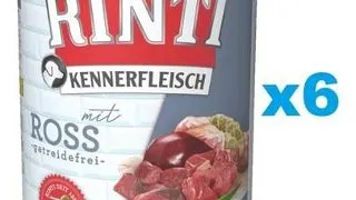 RINTI Kennerfleisch Horse carne de cal 6x800 g hrana caine adult