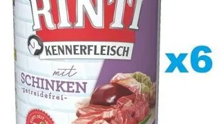 RINTI Kennerfleisch Ham cu sunca 6x800 g hrana umeda caine