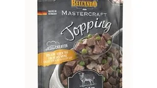BELCANDO Mastercraft Topping 6x100 g hrana miel si mazare, pentru caini
