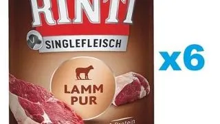 RINTI Singlefleisch Lamb Pure monoproteina miel 6x800 g pentru caini