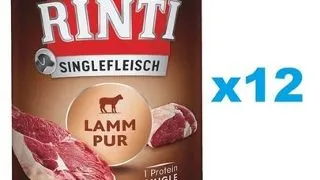 RINTI Singlefleisch Lamb Pure miel 12x800 g aliment caini, monoproteic