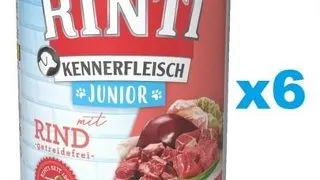 RINTI Kennerfleish Junior Beef 6x400 g conserve alimente catei, vita