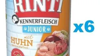RINTI Kennerfleish Junior Chicken 6x400 g cu pui pentru catei