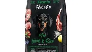 FITMIN dog For Life Lamb & Rice Mini 12 kg aliment caini rasa mica, miel si orez