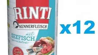 RINTI Kennerfleisch Sea Fish conserve caini 12x400 g peste marin