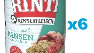RINTI Kennerfleisch Rumen conserva hrana caine adult 6x800 g cu rumen