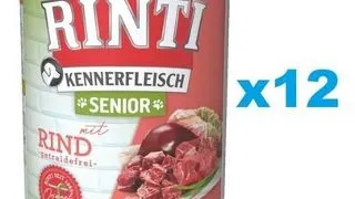 RINTI Kennerfleish Senior Beef 12x800 g hrana caine senior, cu vita
