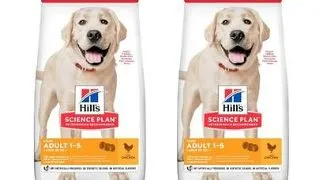 HILL'S Science Plan Canine Adult Light Large breed Chicken hrana caini talie mare 36 kg (2x18 kg) cu pui