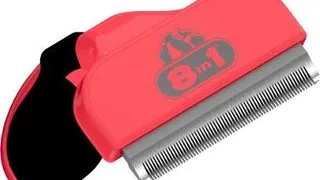 8IN1 Perfect Coat DeShedder Dog M perie pentru caini