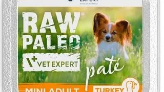 VETEXPERT Raw Paleo Pate Adult Mini pate monoproteic caini 150 g curcan