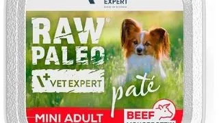 VETEXPERT Hrana umeda Raw Paleo Pate Adult Mini 150g cu vita