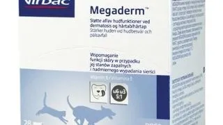 VIRBAC Megaderm 28x4 ml Supliment caini si pisici (pana la 10 kg) cu probleme ale pielii